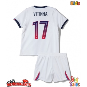 Paris Saint-Germain Vitinha #17 Replica Away Stadium Kit for Kids 2026-27 Short Sleeve (+ pants)